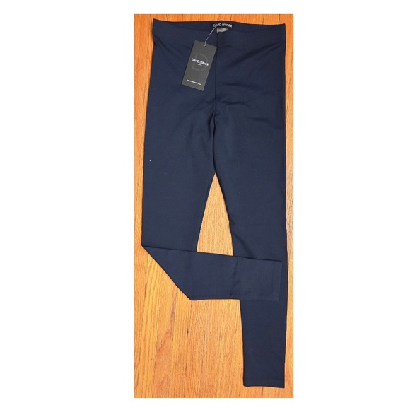 DAVID LERNER (sz Sm) 9" Rise Basic Legging in NAVY New w/tage! - Picture 1 of 3
